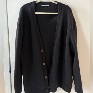 Acne studios black cardigan
